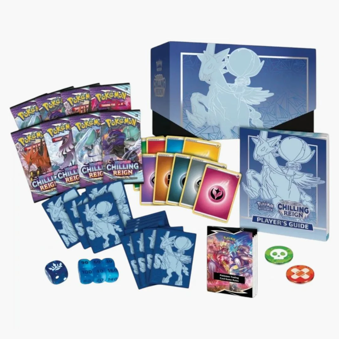 Pokémon Tcg Sword & Shield Chilling Reign Elite Trainer Box (ice Rider Calyrex)