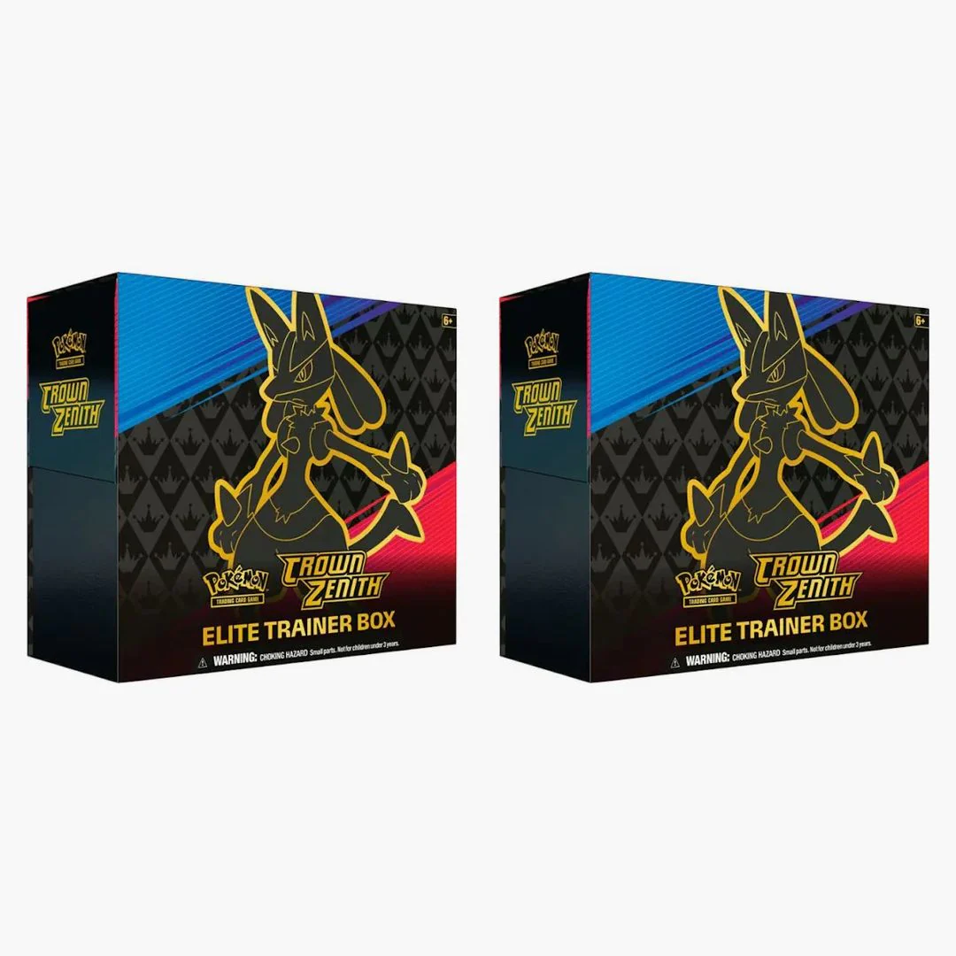 Pokémon Tcg Sword & Shield Crown Zenith Elite Trainer Box 2x Lot - Image 2