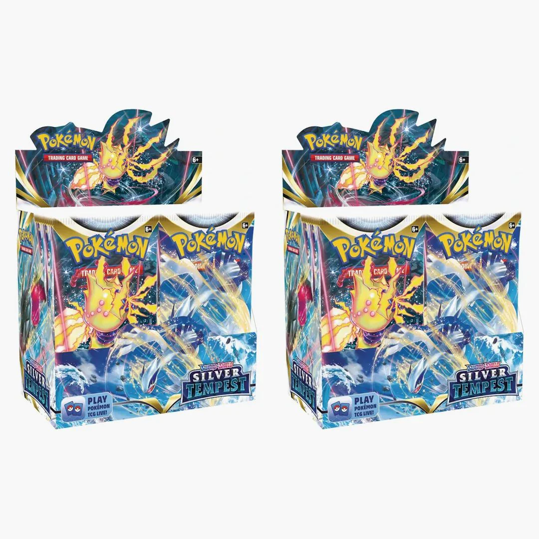 Pokémon Tcg Sword & Shield Silver Tempest Booster Box 2x Lot