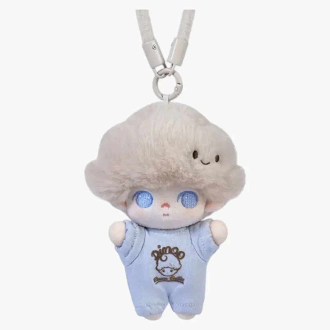 Pop Mart Dimoo Crush On Coffee Series Sea Salt Cream Milk Plush Keychain