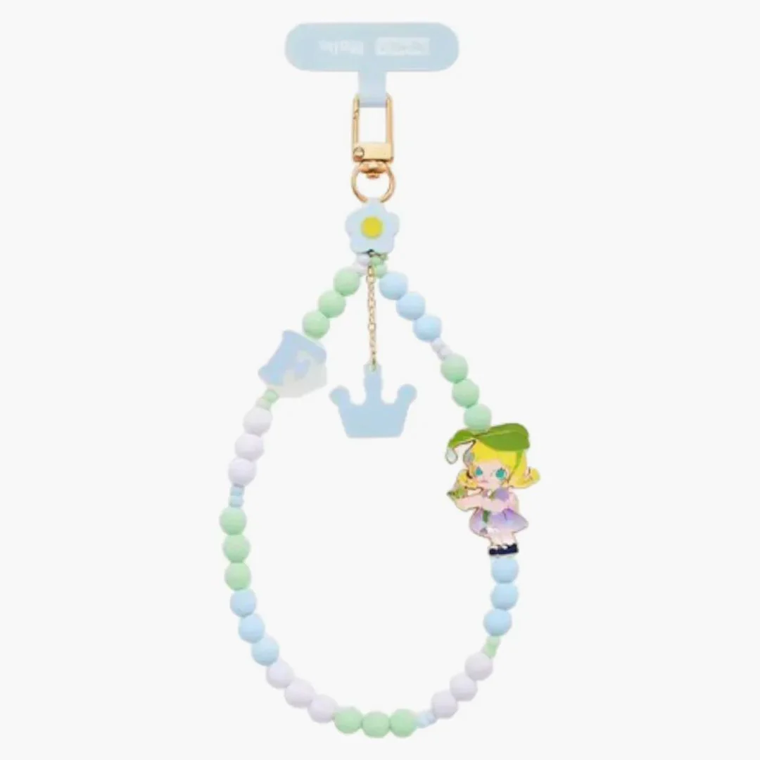 Pop Mart Hand In Hand Series Feeling In The Rain (super Secret Edition) Phone Charm