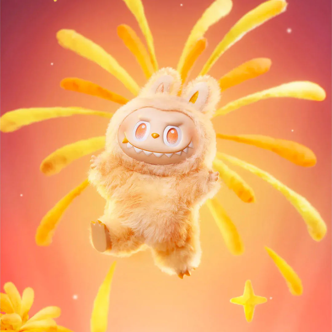 Pop Mart Labubu The Monsters Big Into Energy Series Happiness Vinyl Plush Pendant - Image 3
