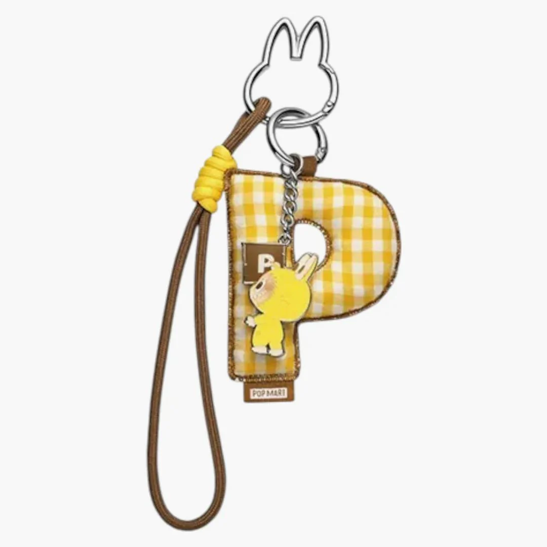 Pop Mart Labubu The Monsters Pin For Love Series "p" Letter Pendant
