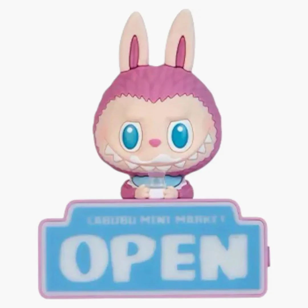 Pop Mart Labubu The Monsters Wacky Mart Series Milk Fridge Magnet