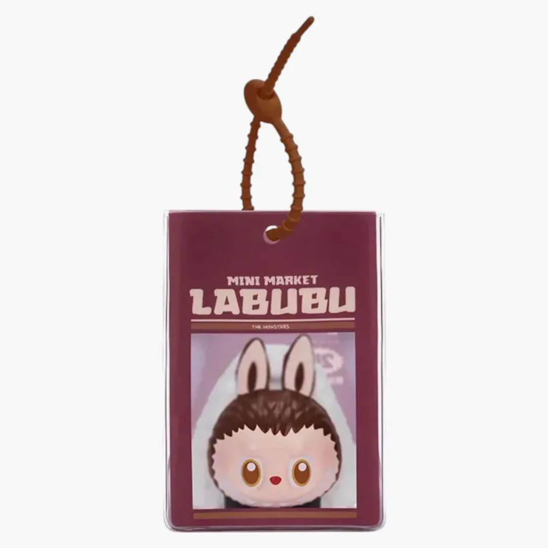 Pop Mart Labubu The Monsters Wacky Mart Series Onigiri Pinch Pendant