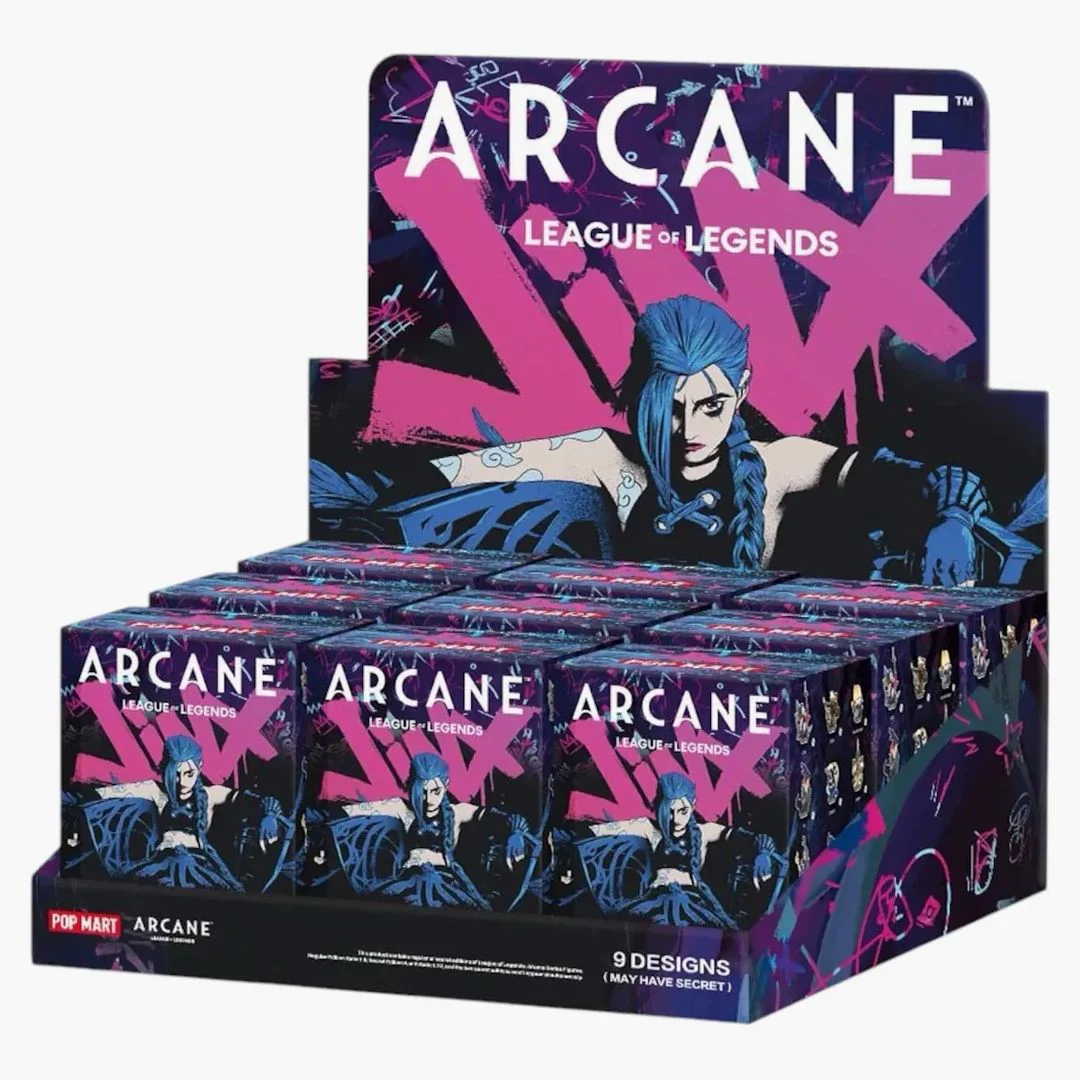 Pop Mart League Of Legends Arcane Series Figures Sealed Case (9 Blind Box) Sealed Case (9 Blind Box)