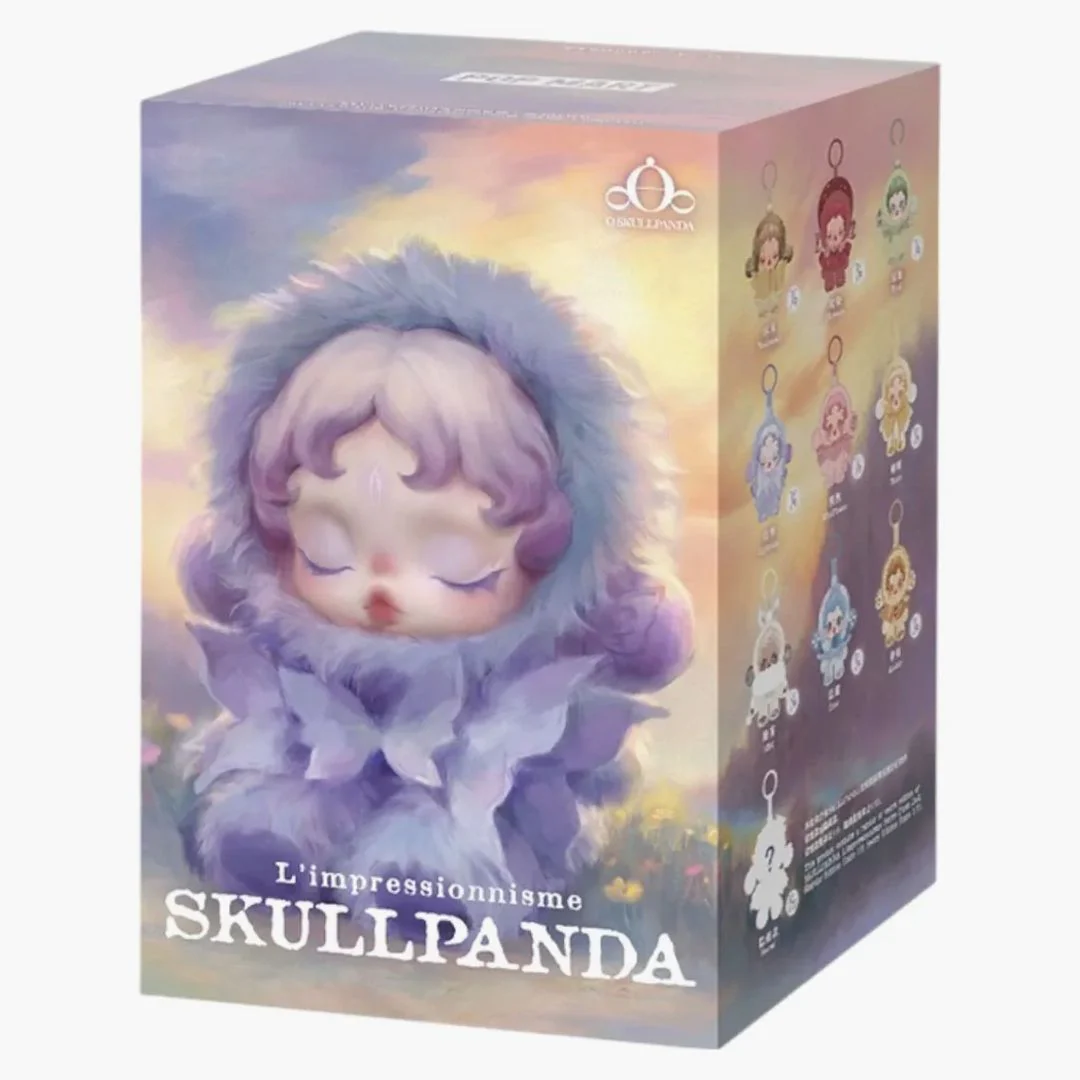 Pop Mart L'impressionnisme Θskullpanda Series Plush Doll Single Blind Box