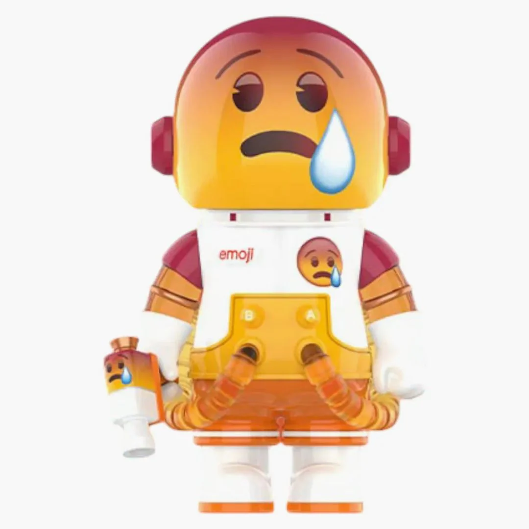 Pop Mart Mega Space Molly X Emoji Series A Trying Situation 100%