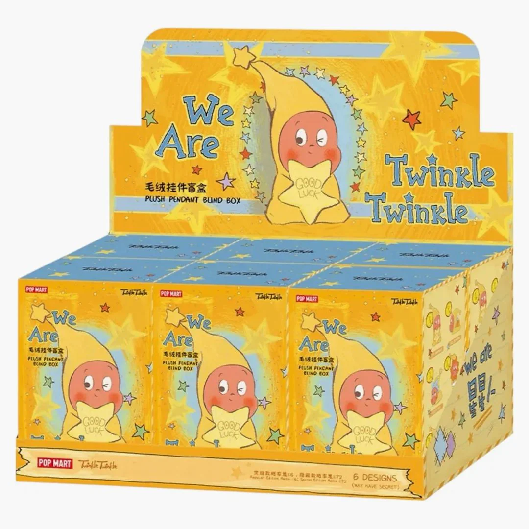 Pop Mart We Are Twinkle Twinkle Series Plush Pendant Sealed Case (6 Blind Box)