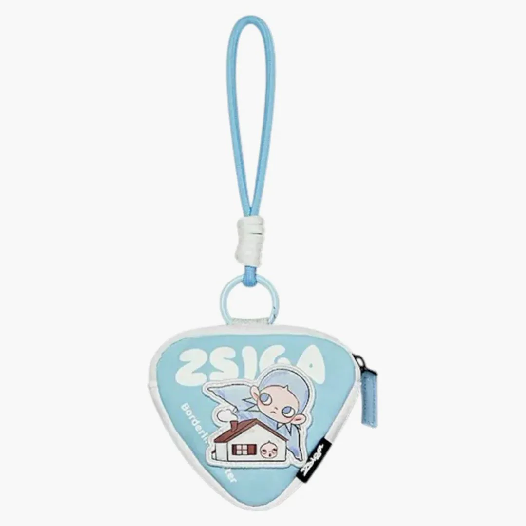 Pop Mart Zsiga Borderline Drifter Series Bird Above The Rooftop Triangular Bag Charm