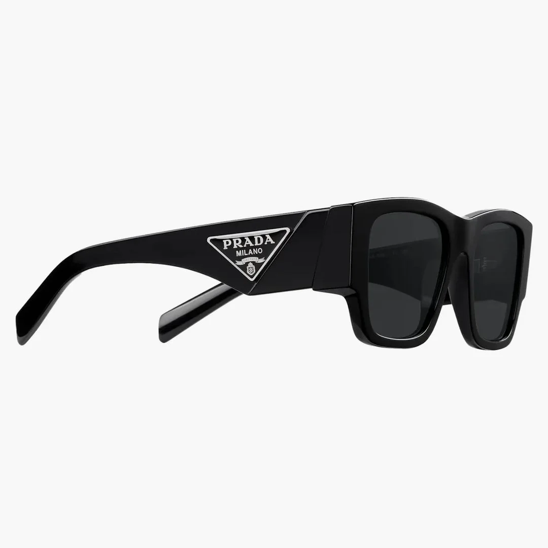 Prada Square Sunglasses Black (spr 10z 1ab-5s0)