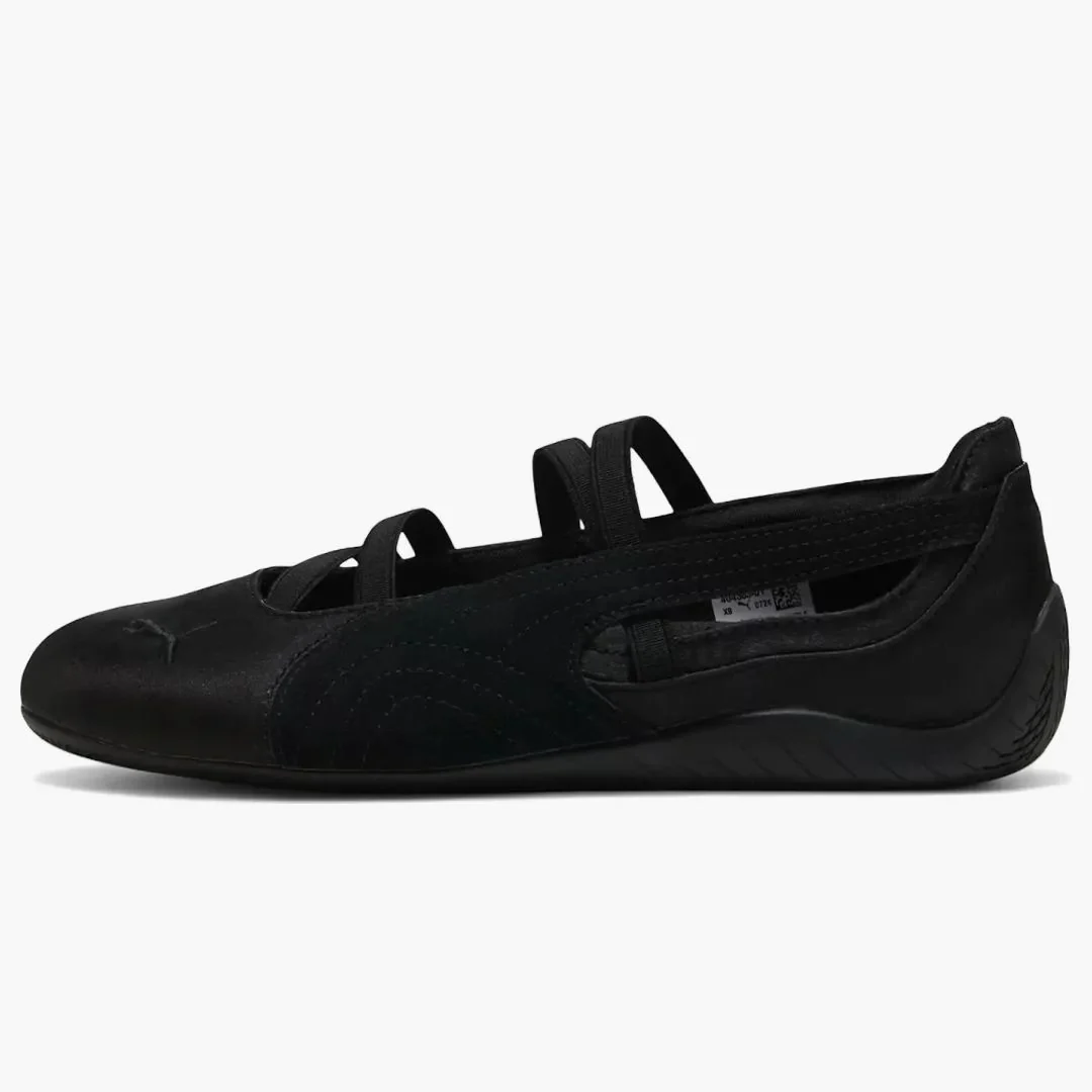 Puma Speedcat Ballet Black Cool Dark Gray Satin (women's)