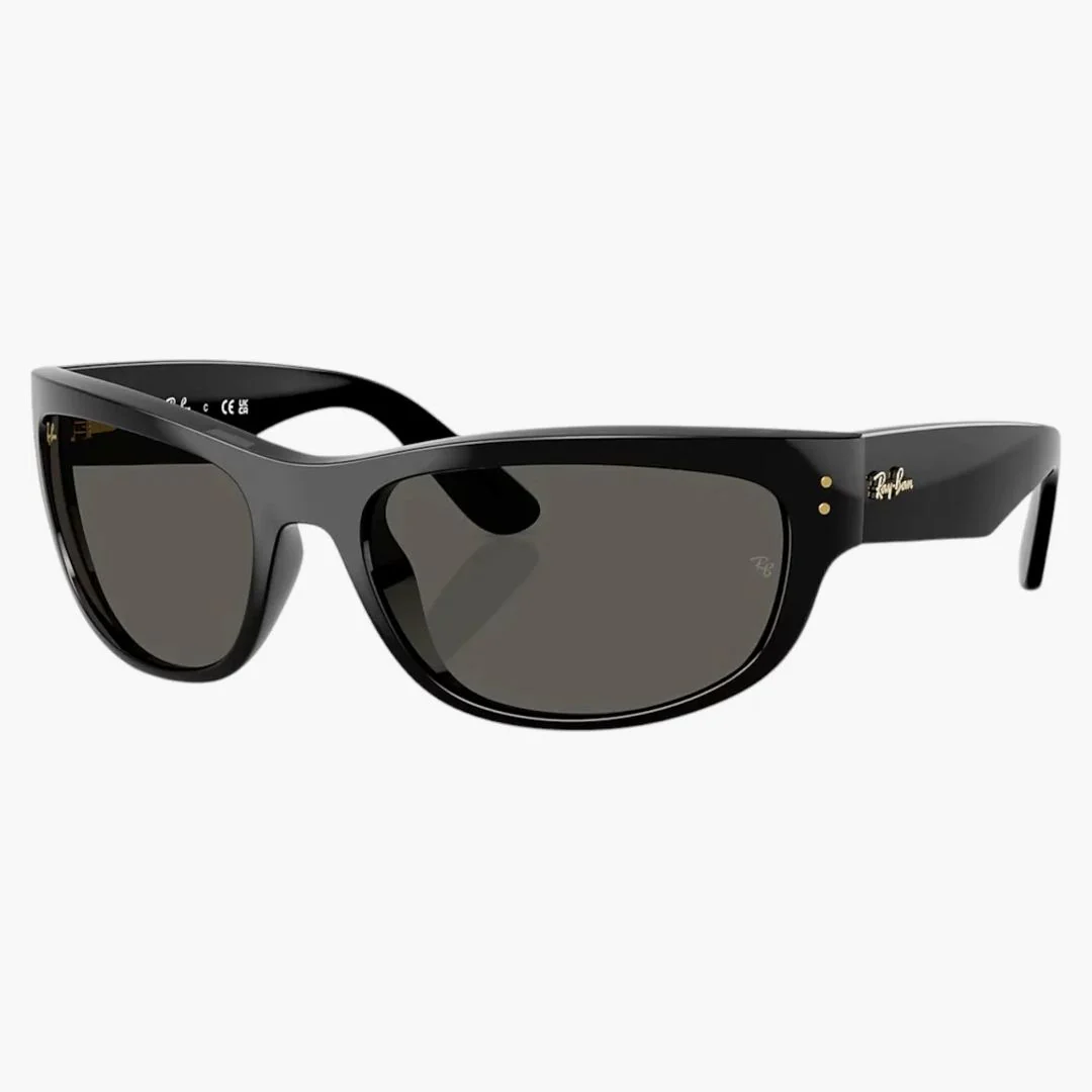 Ray-ban X A$ap Rocky Mega Balorama Blacked Out Collection Sunglasses Black Dark Grey (rb2289 6826j5 63-19) - Image 2