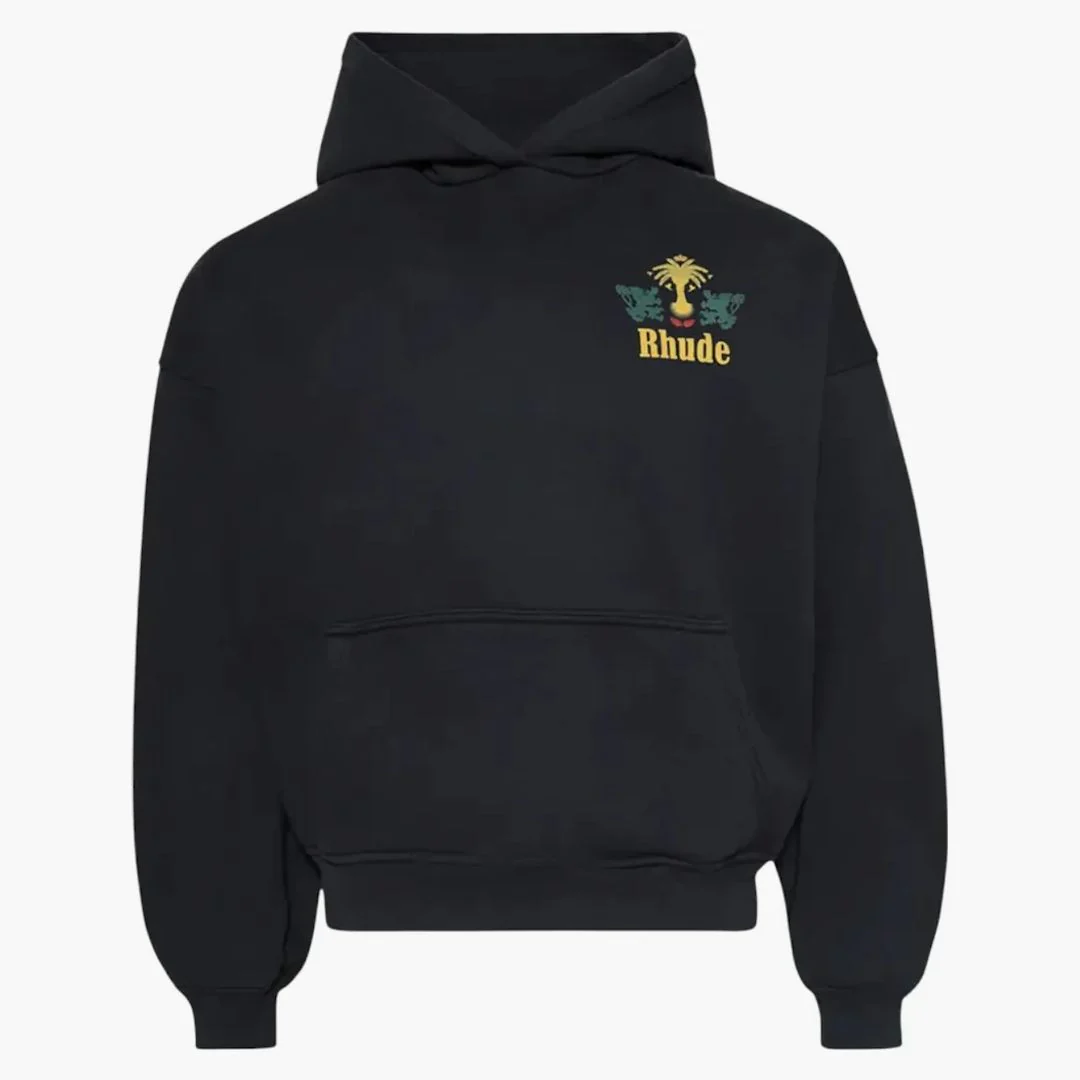 Rhude Tabaco Hoodie Vintage Black