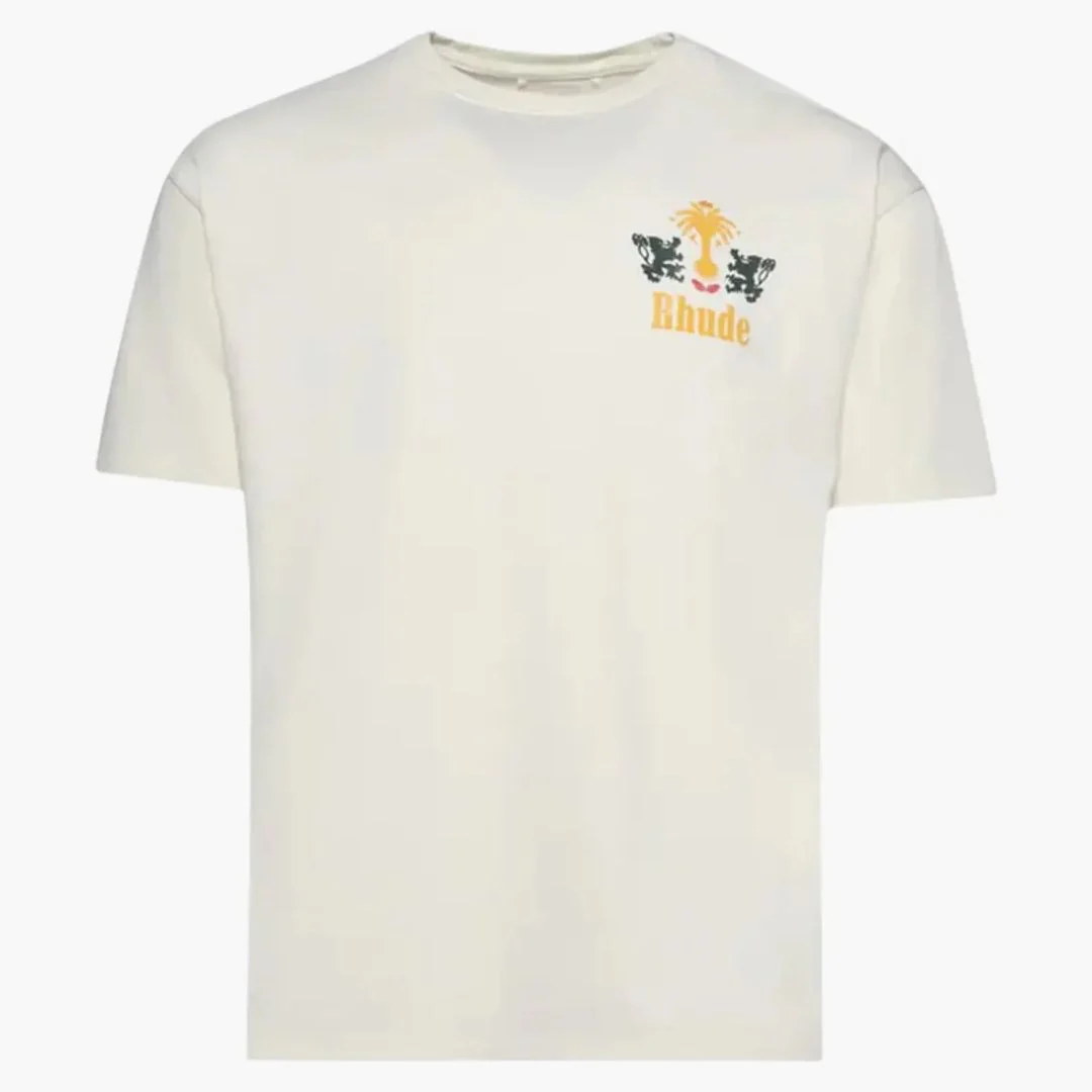 Rhude Tabaco T-shirt Vintage White