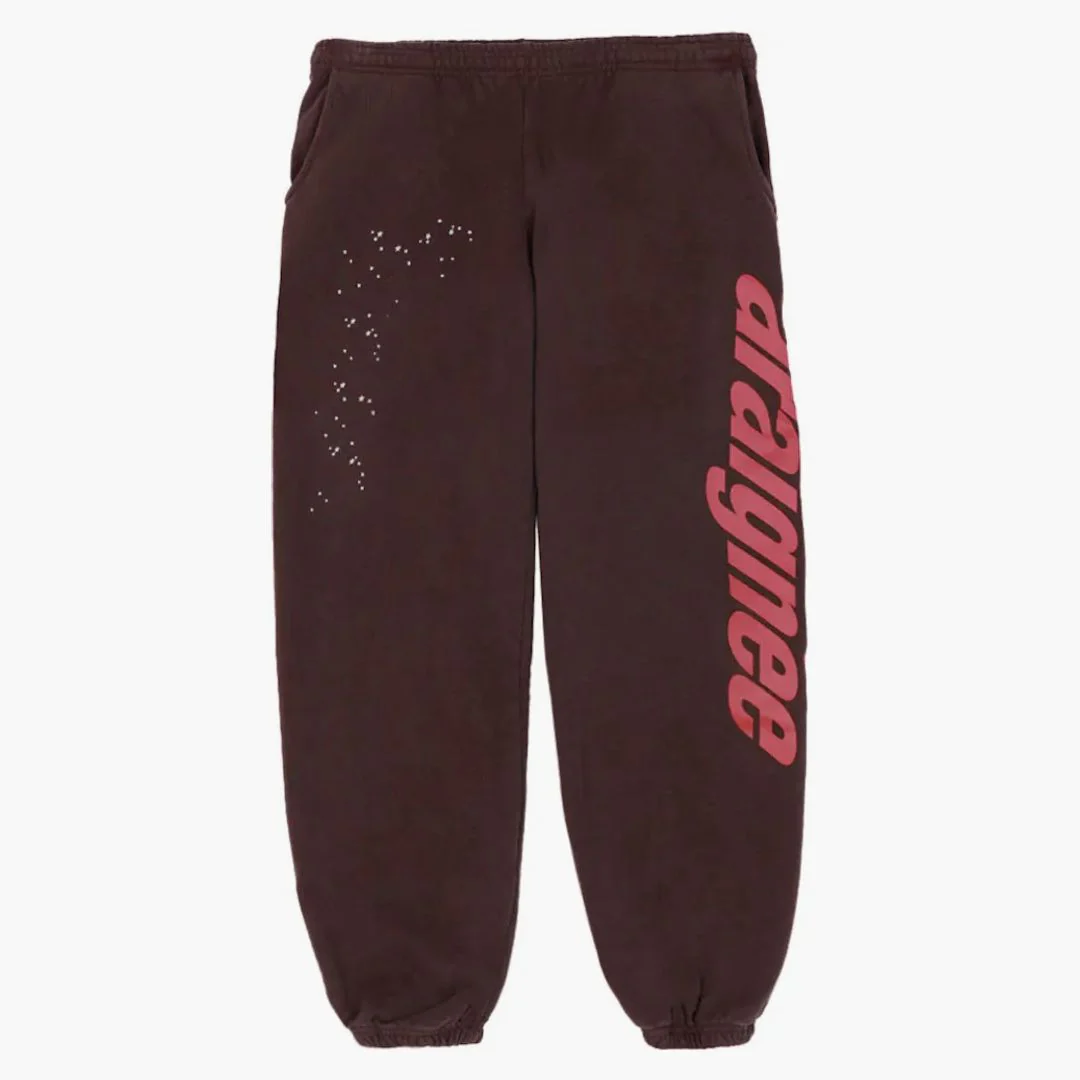 Sp5der Araignee Sweatpants Brown