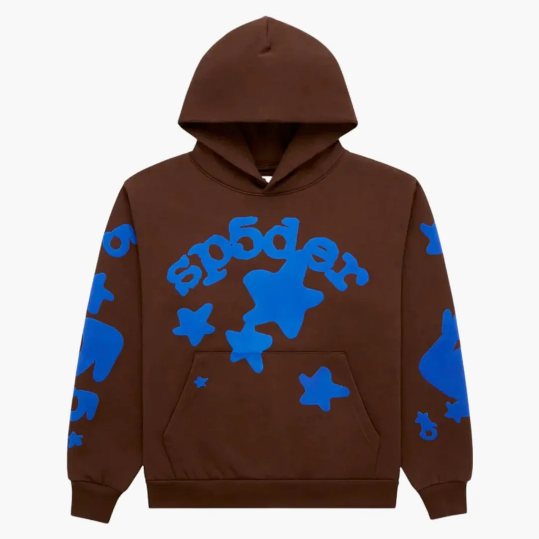 Sp5der Beluga Hoodie Brown