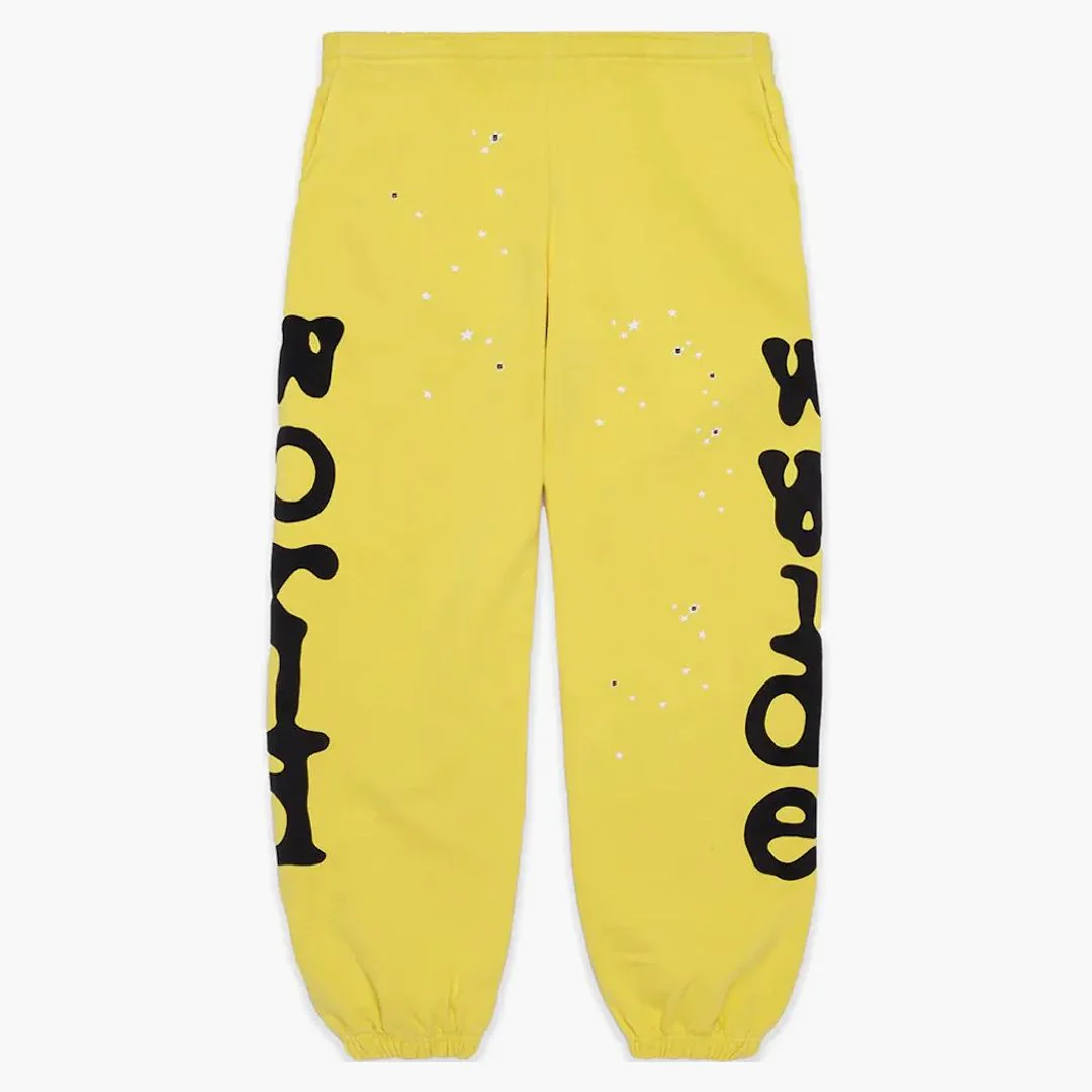 Sp5der Beluga Sweatpants Gold