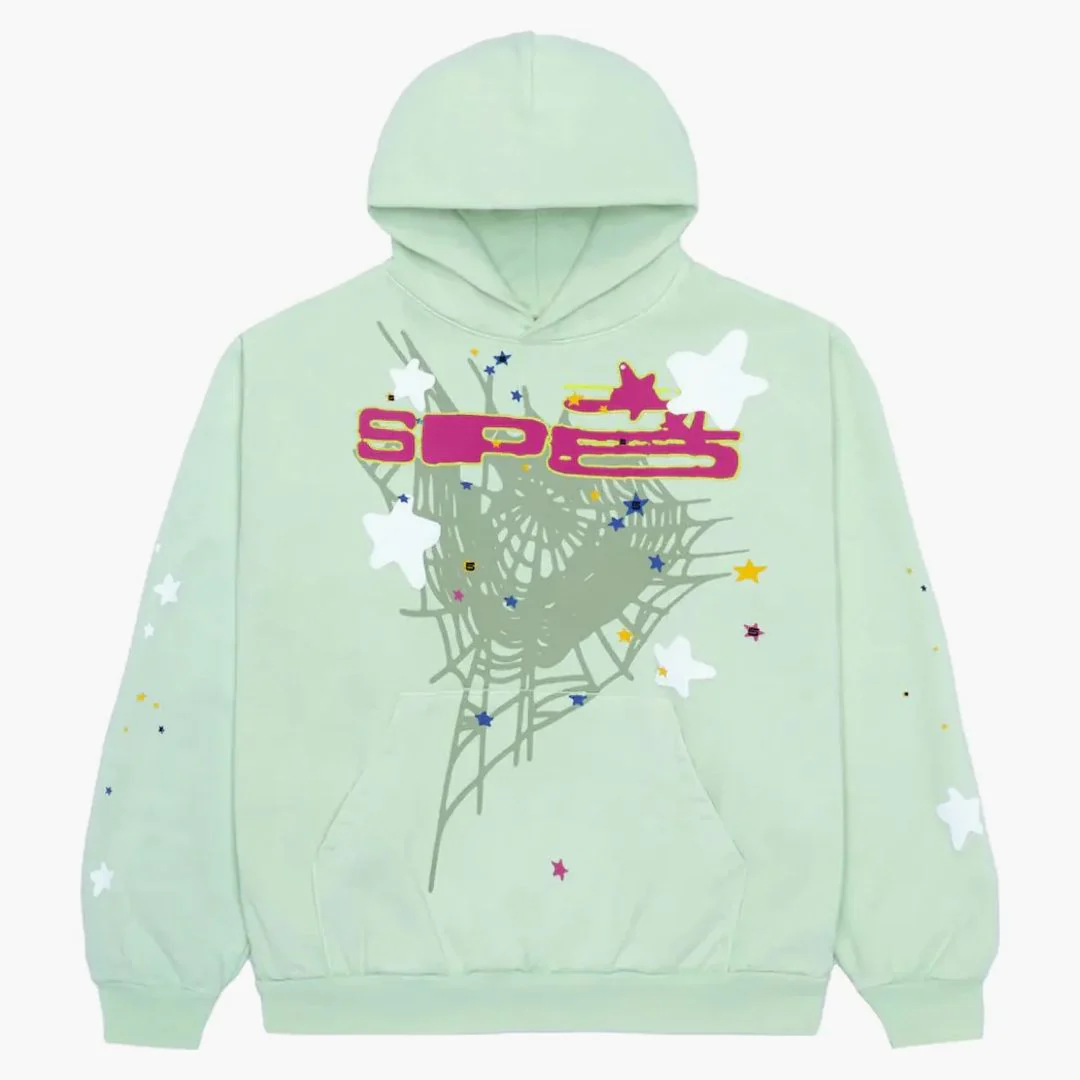 Sp5der Sp5 Mint Hoodie Mint