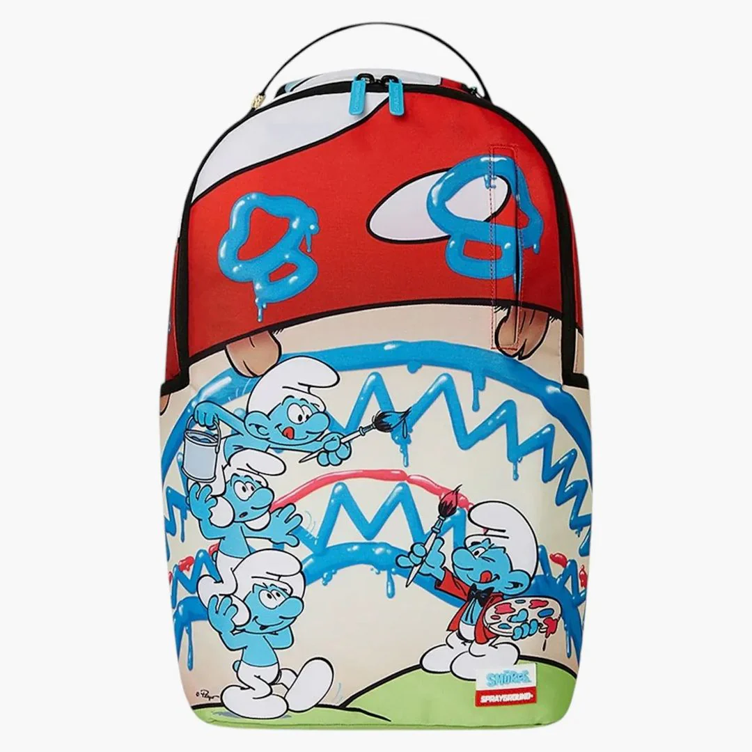 Sprayground Painting Smurfs Dlxr Backpack Multicolor - Image 2