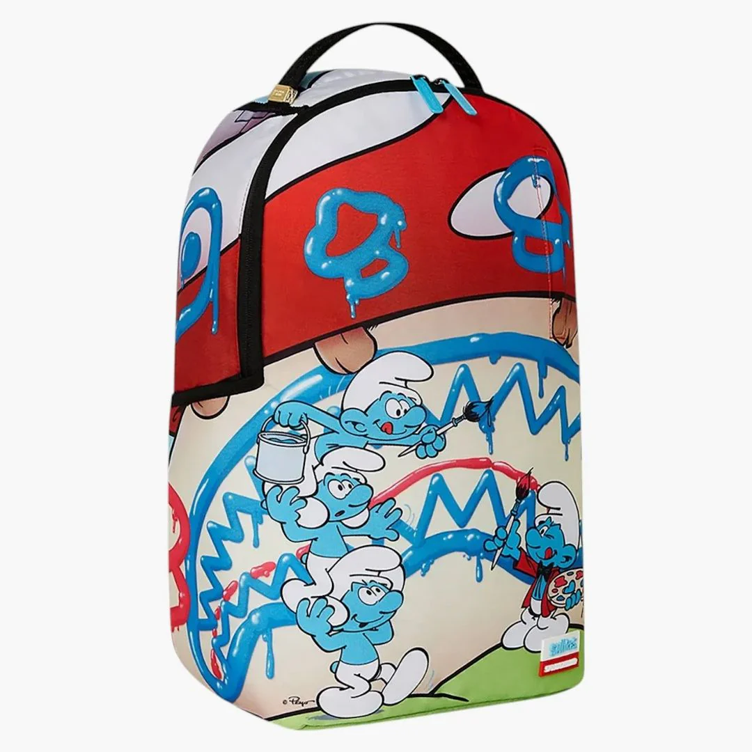 Sprayground Painting Smurfs Dlxr Backpack Multicolor - Image 3