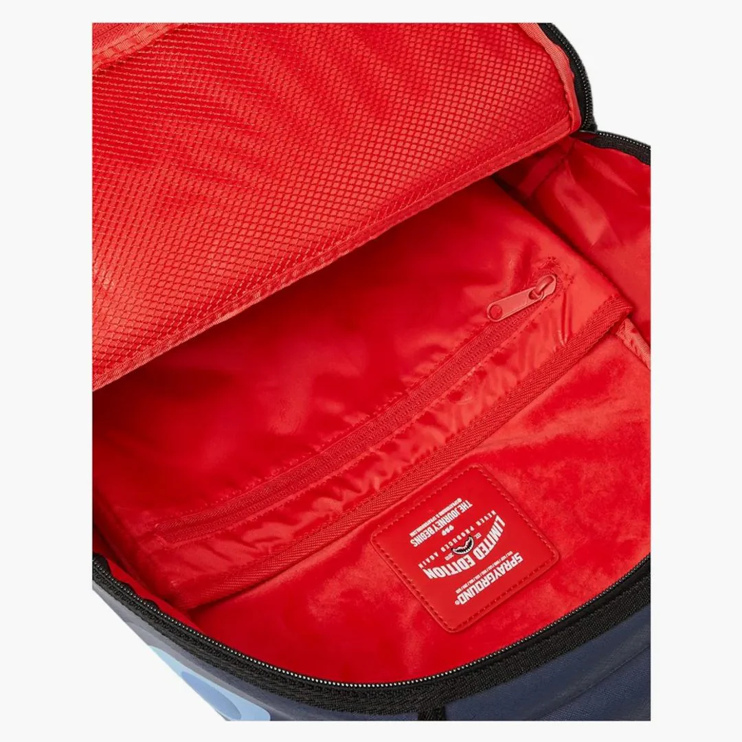 Sprayground Shark Central Late Arrival Dlxsv Backpack Midnight Blue - Image 2