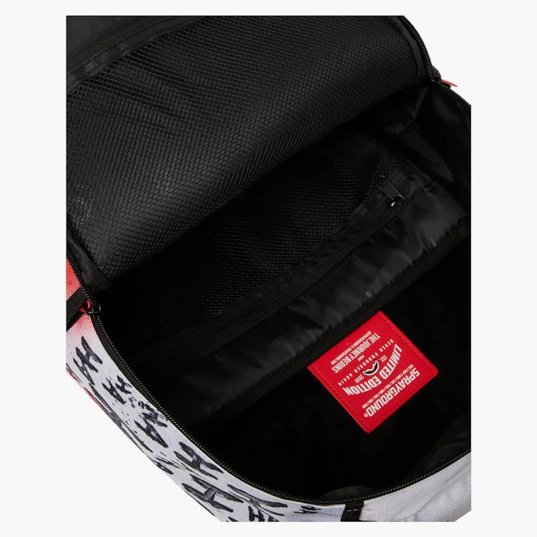 Sprayground The Joker Makeup Shark Mouth Dlxr Backpack White/red - Image 2