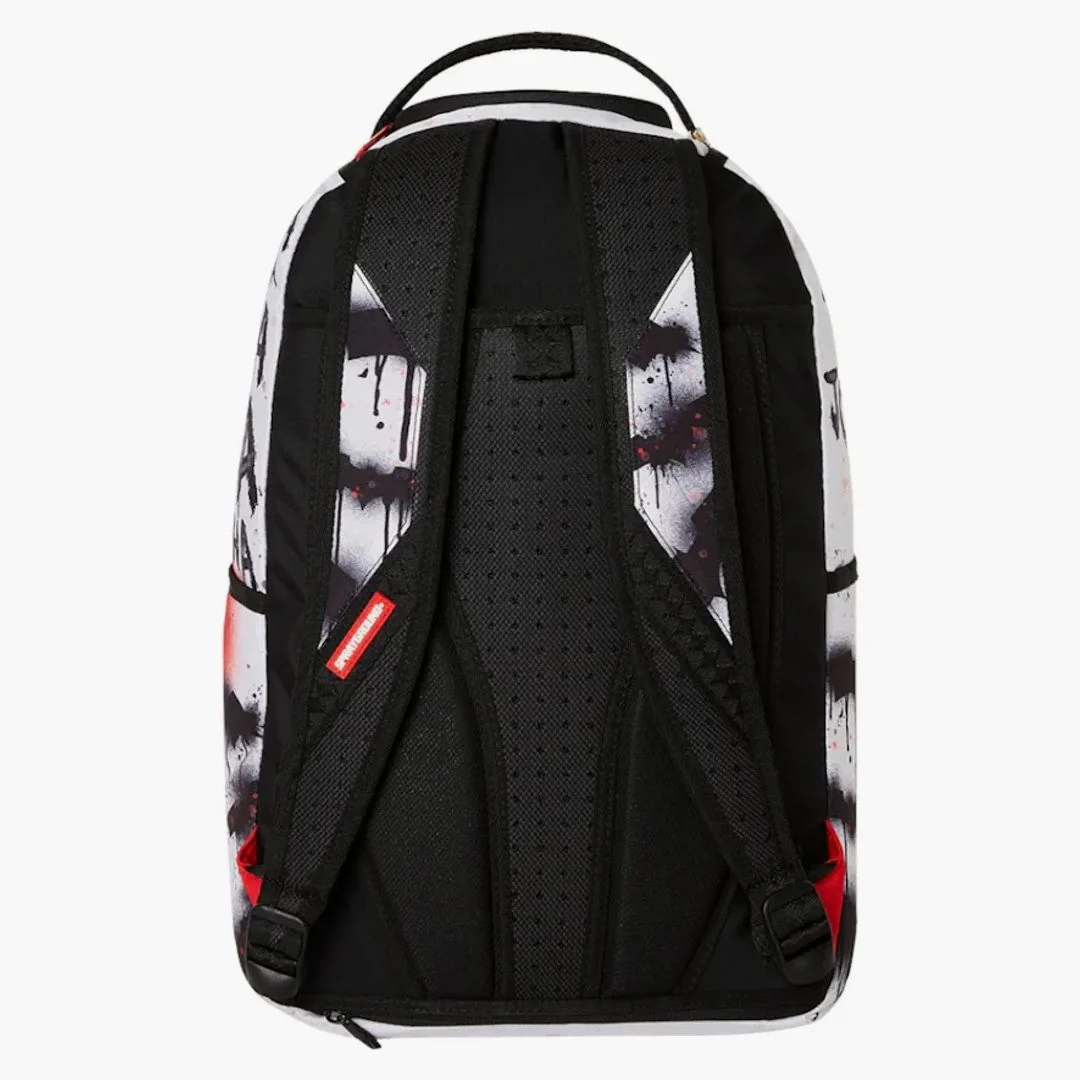 Sprayground The Joker Makeup Shark Mouth Dlxr Backpack White/red - Image 3