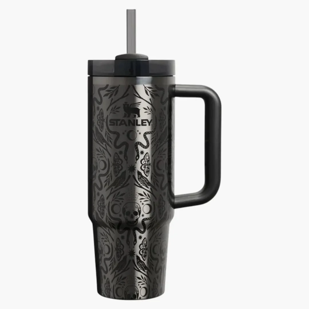 Stanley The Halloween Quencher H2.0 Flowstate 30oz Tumbler Deadly Damask