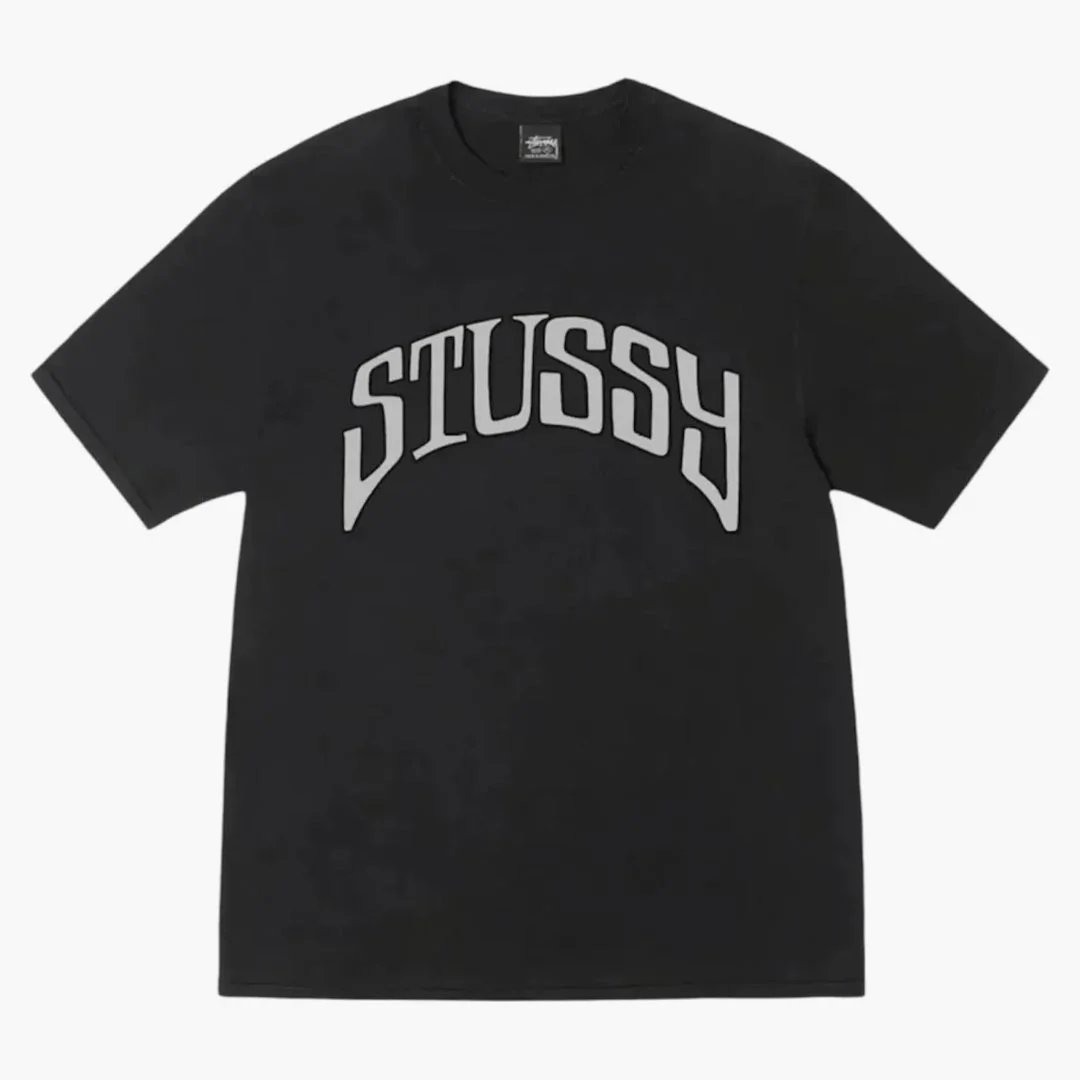 Stussy Arched Pig. Dyed Tee Black