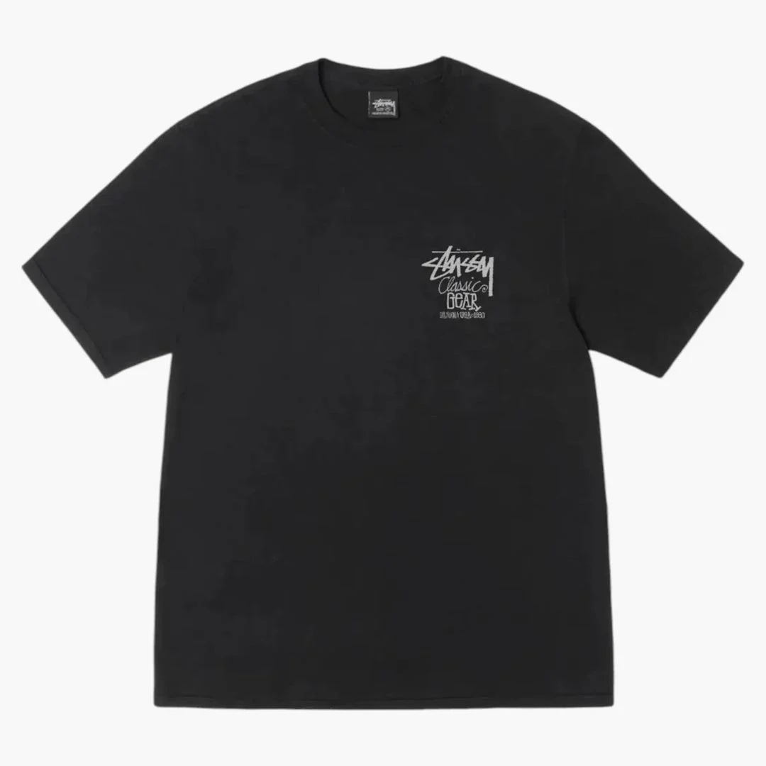 Stussy Classic Gear Pig. Dyed Tee Black - Image 2