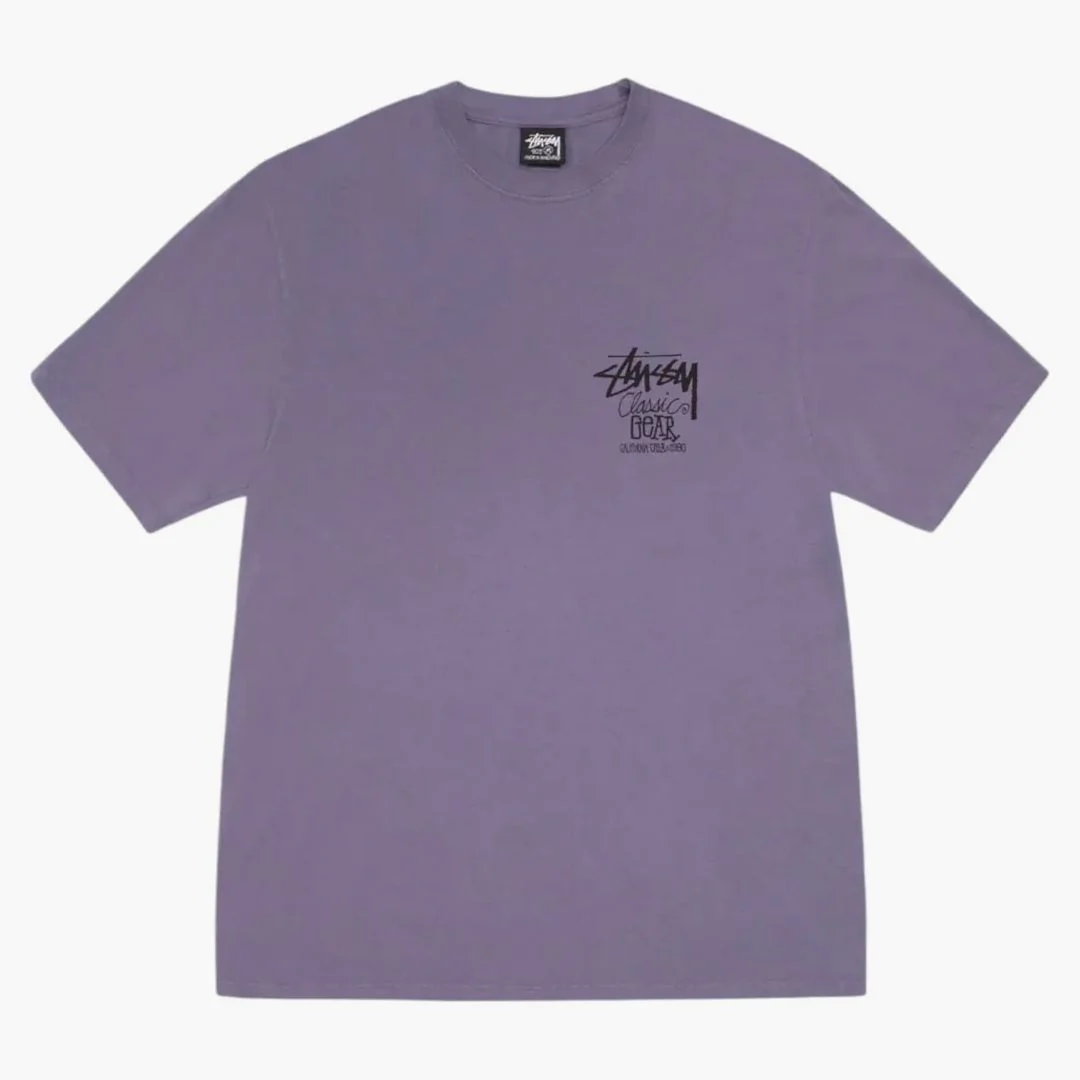 Stussy Classic Gear Pig. Dyed Tee Grape