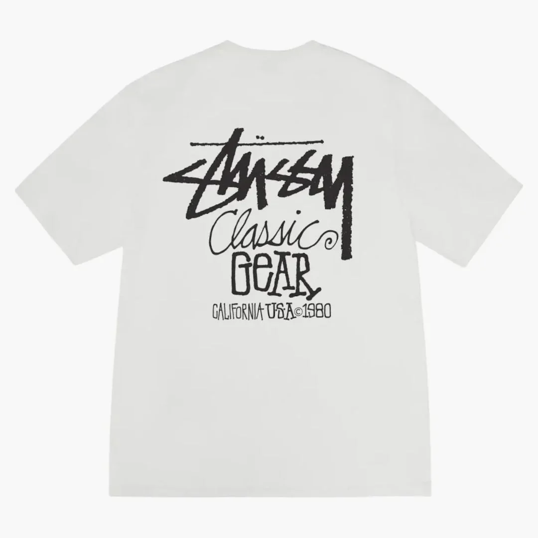 Stussy Classic Gear Pig. Dyed Tee Natural - Image 2