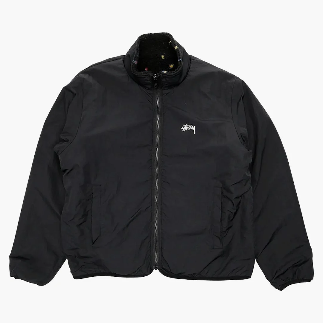 Stussy Cosmos Reversible Jacket Black/multi - Image 2