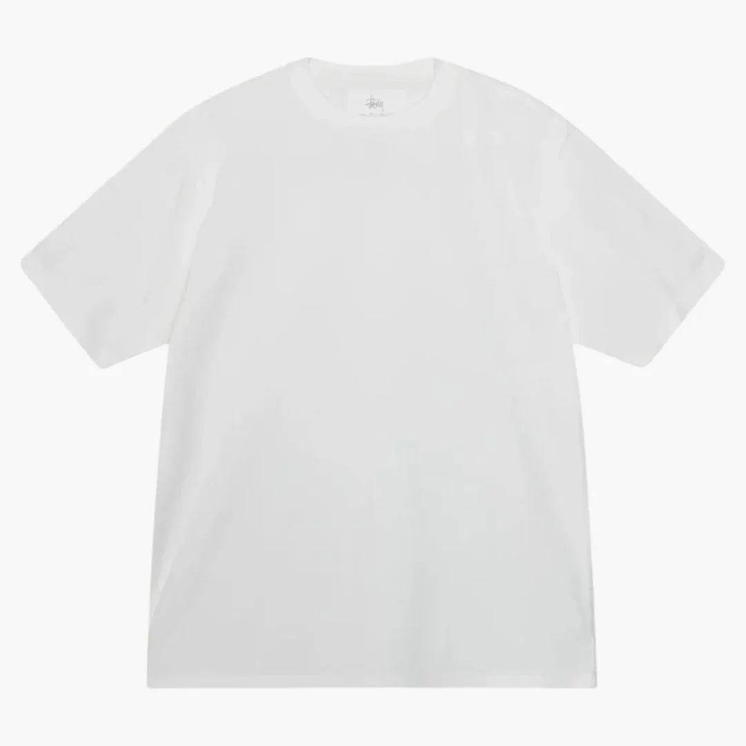 Stussy Garment Dyed S/s Tee White