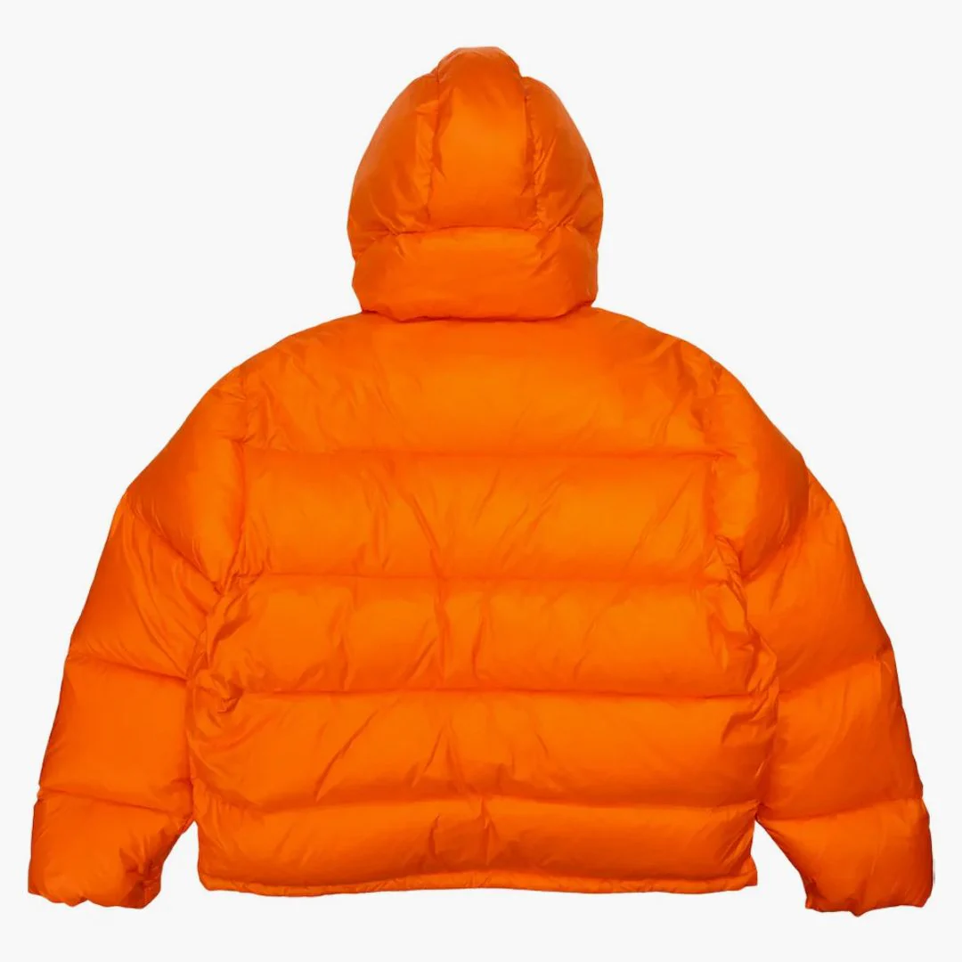 Stussy Micro Ripstop Down Parka Jacket Orange - Image 2