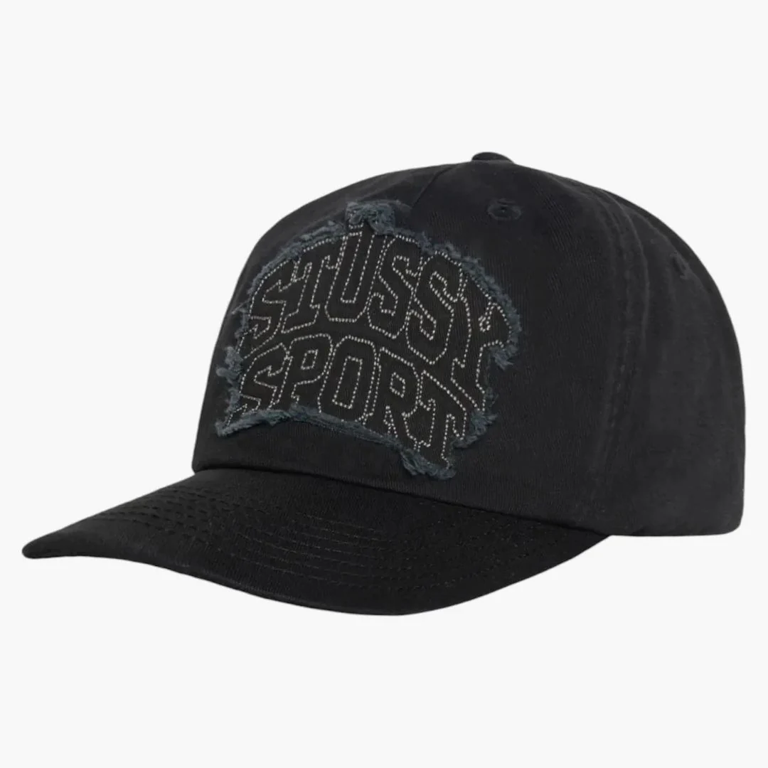 Stussy Mid-depth Sport Patch Snapback Shadow Black - Image 2