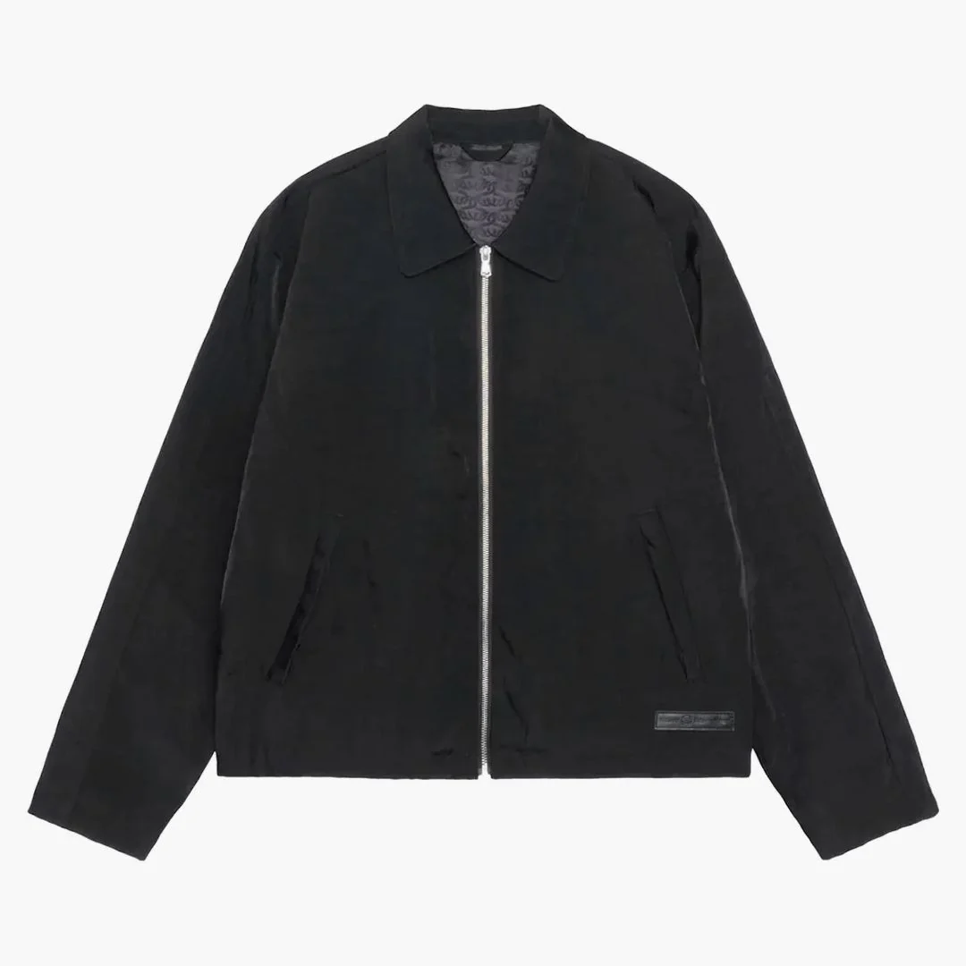 Stussy Ss Link Nylon Club Jacket Black - Image 2