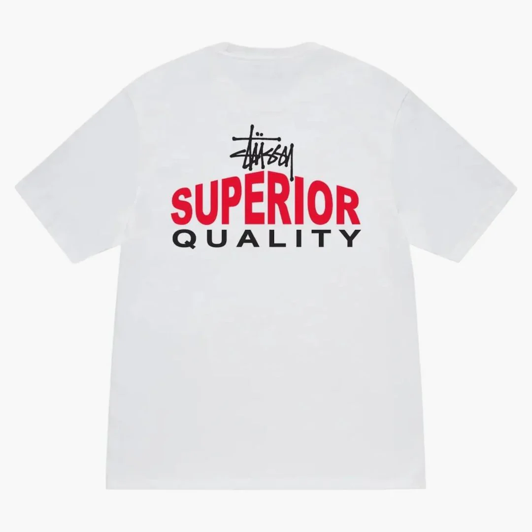 Stussy Superior Quality Tee White