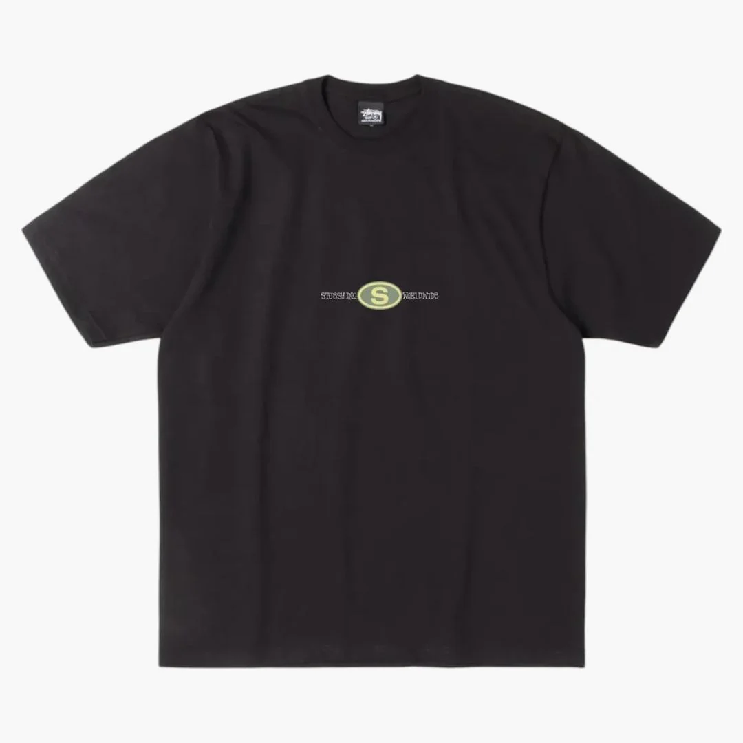 Stussy Worldwide Dot Tee Black