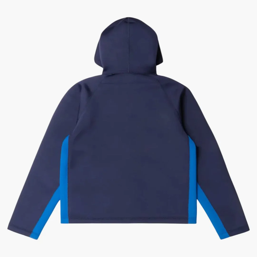 Stussy X Wales Bonner Neoprene Hoodie Navy - Image 2