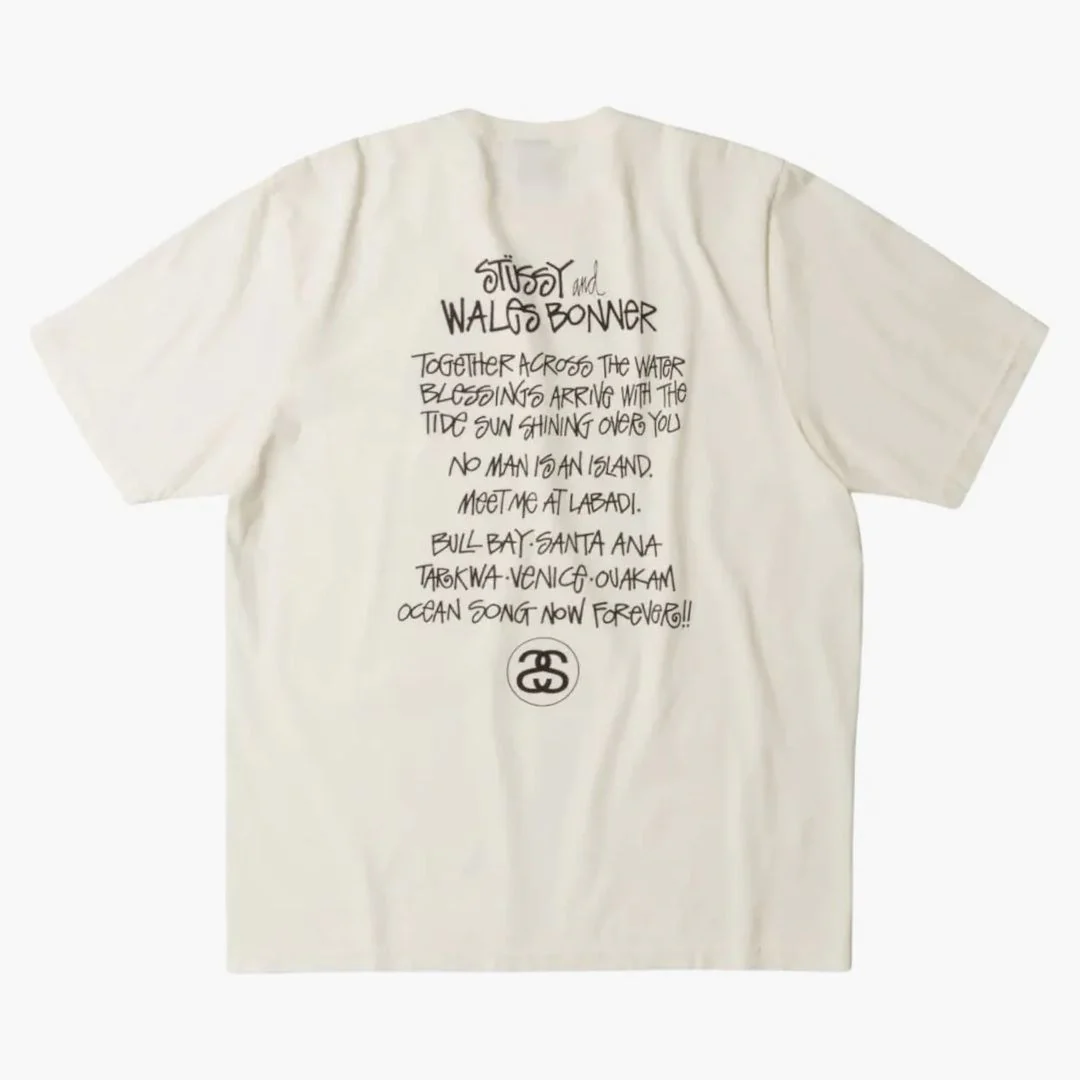 Stussy X Wales Bonner Ocean Song Tee Ivory - Image 2