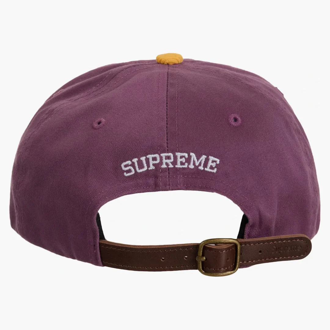 Supreme 2 Tone S Logo 6 Panel Dusty Purple - Image 2