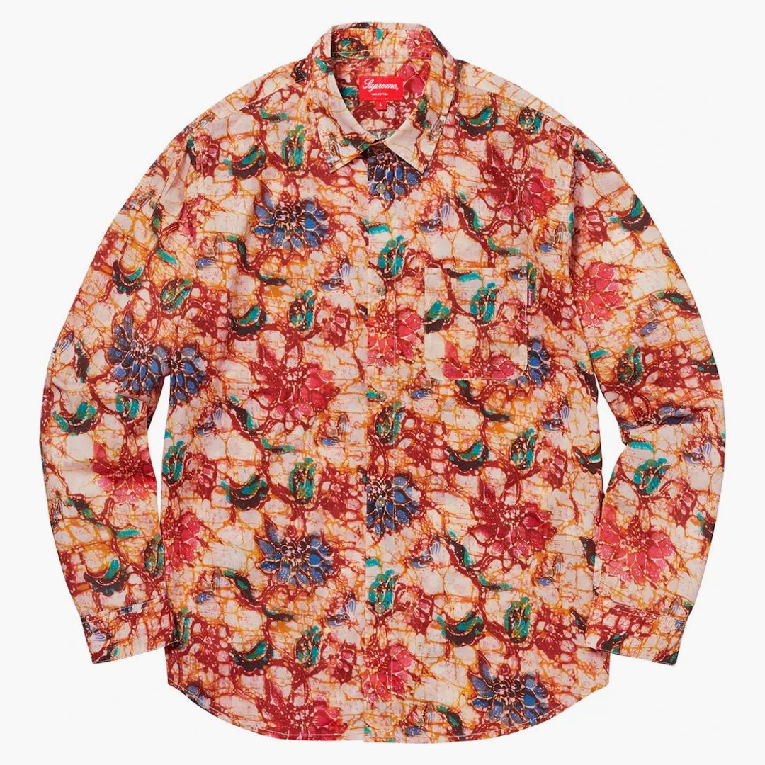 Supreme Acid Floral Shirt Multi