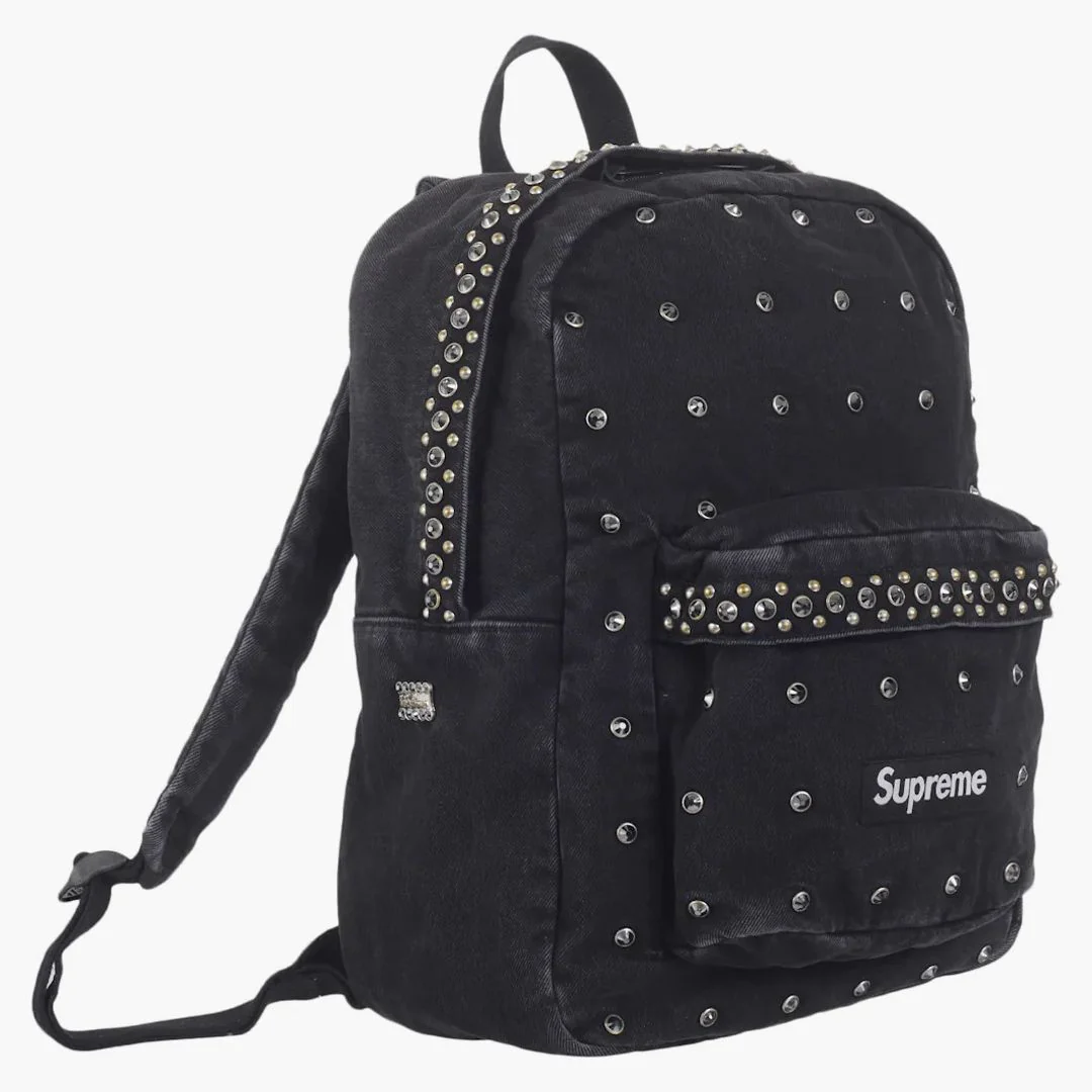 Supreme B.b. Simon Denim Backpack Black - Image 3