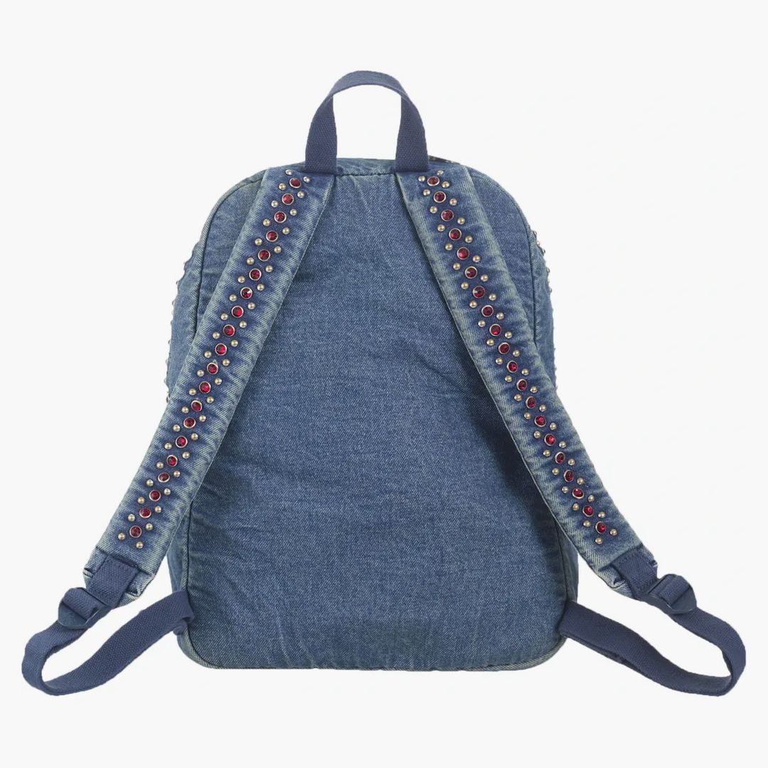 Supreme B.b. Simon Denim Backpack Washed Indigo - Image 2