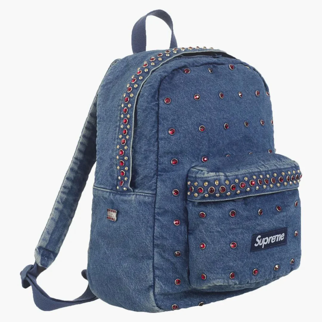 Supreme B.b. Simon Denim Backpack Washed Indigo - Image 3