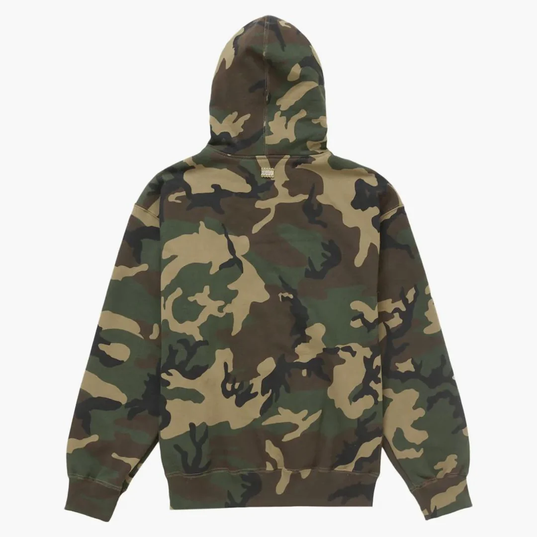 Supreme B.b. Simon Zip Up Hooded Sweatshirt Woodland Camo - Image 2