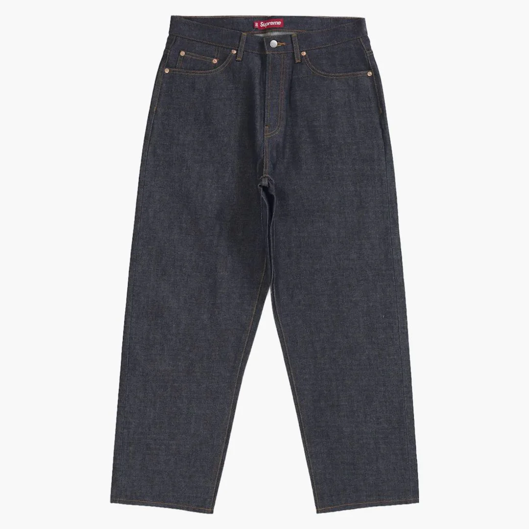 Supreme Baggy Selvedge Jean (fw25) Rigid Indigo