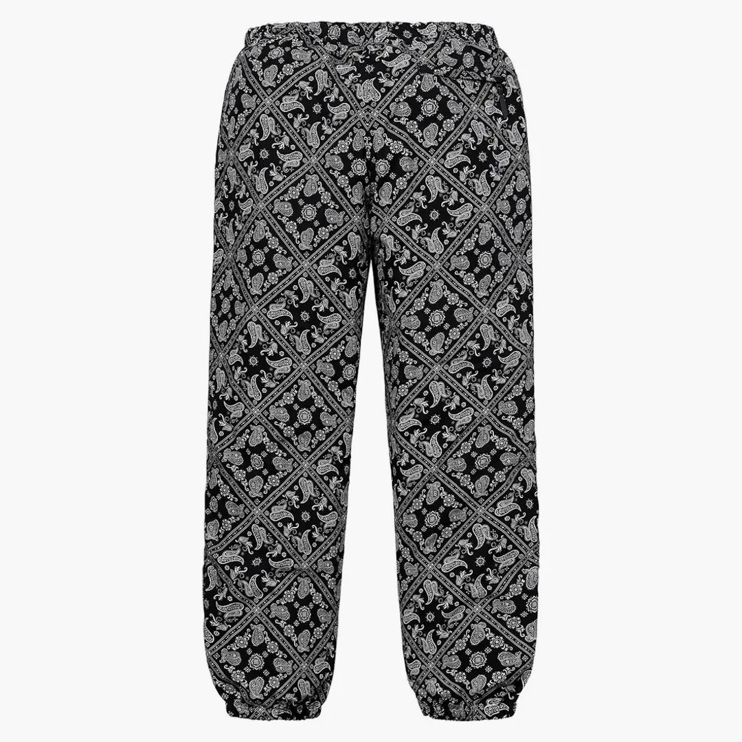 Supreme Bandana Track Pant Black